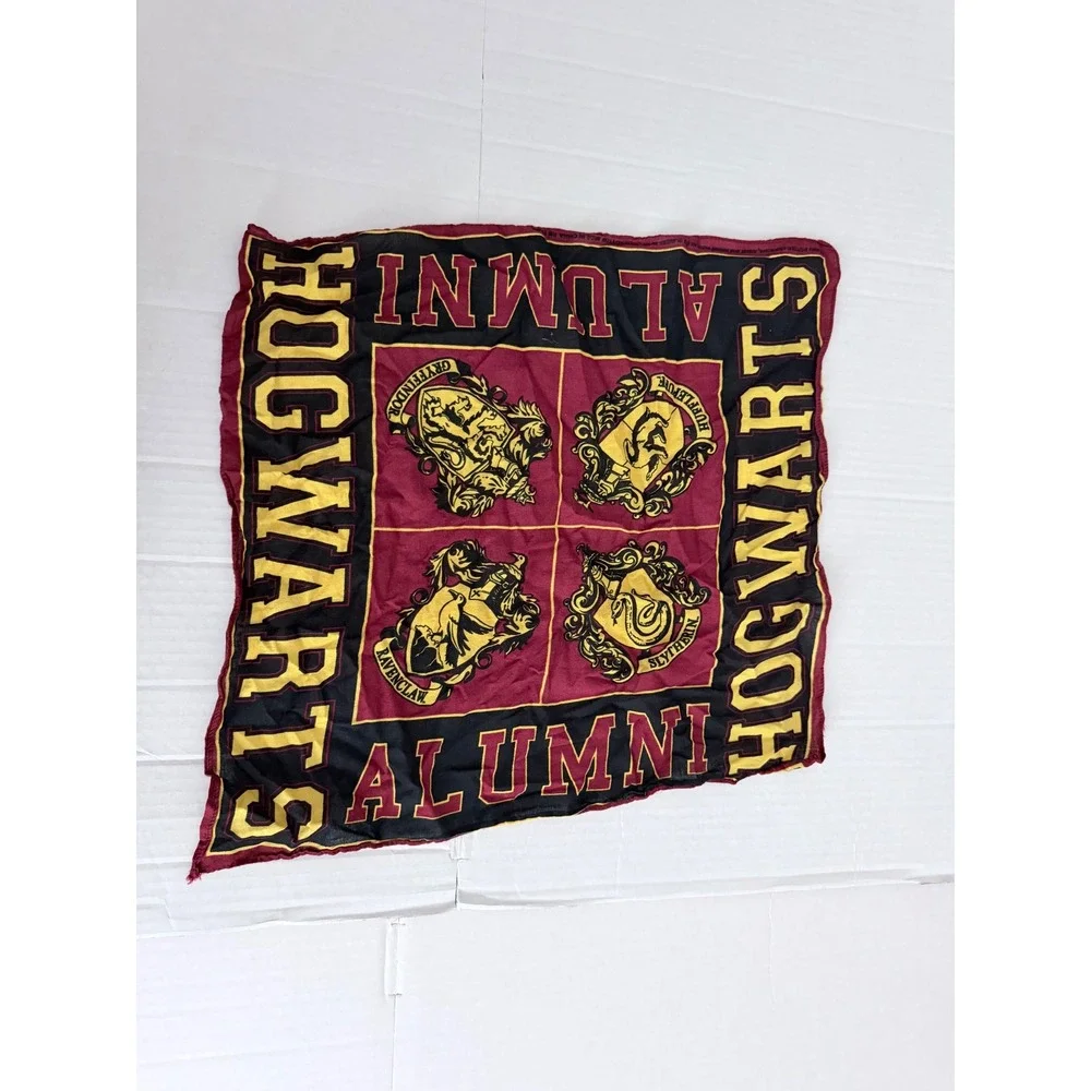 Harry Potter Hogwarts Alumni Bandana Scarf Gryffindor Slytherin Crests 20x20